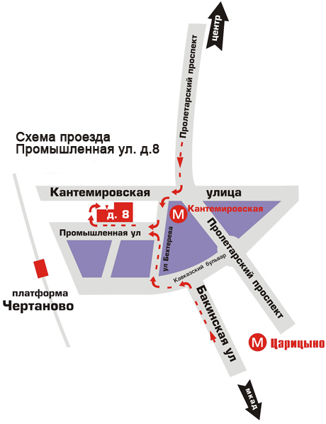 Карта проезда